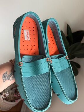 SWIMS stride single band keeper boat shoes 9